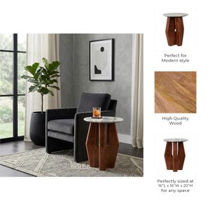 SEFOAK BROWN TABLE 20 (IN) 11