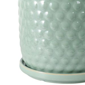 WINTONLAND SET OF 2 GREEN PLANTER 9 (IN) 6