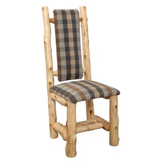 Cedar High Back Upholstered Side Chair - Coffee - Customer's Own Material