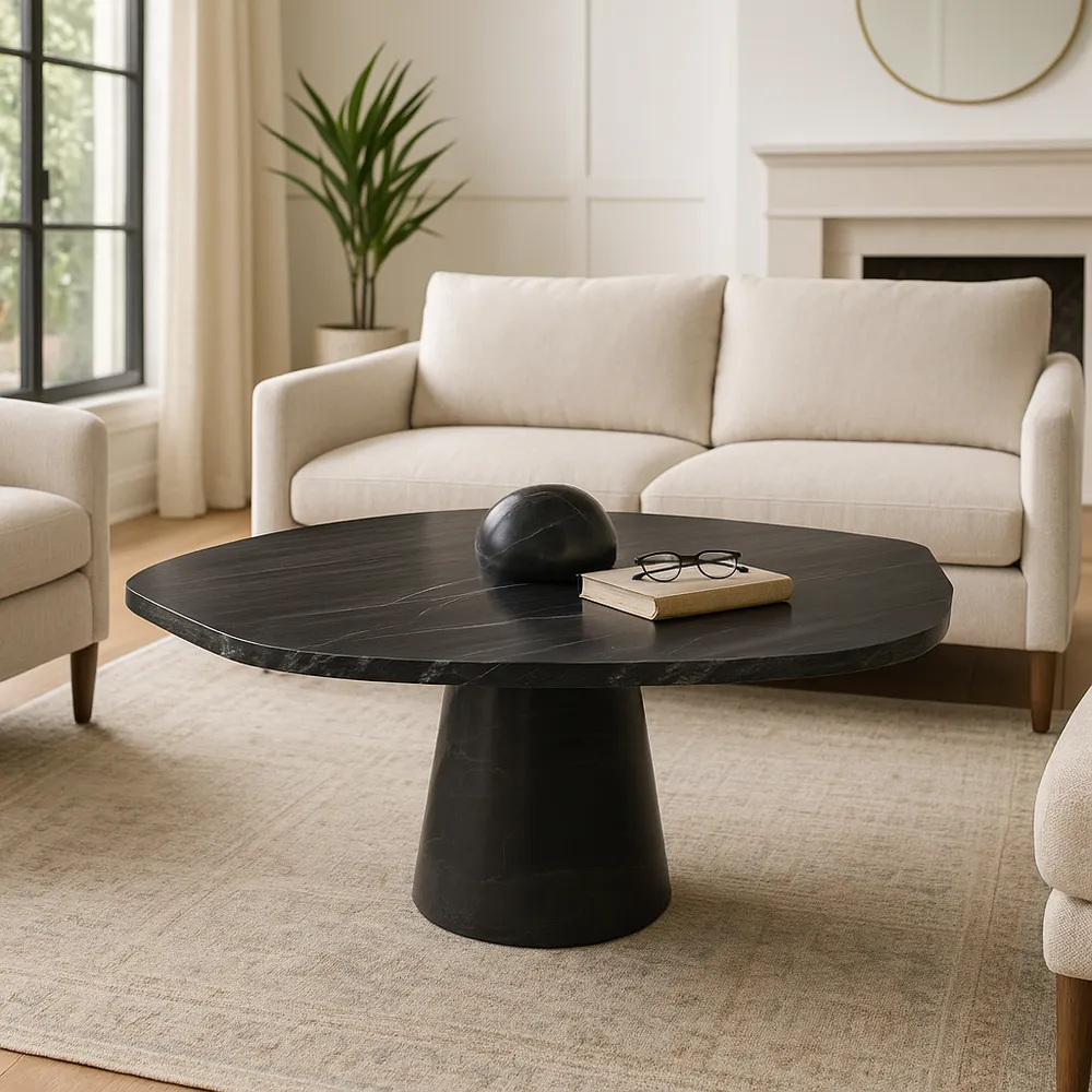 HADLEYGROVE BLACK COFFEE TABLE 17 (IN)