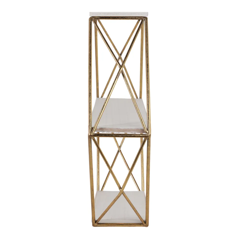 INGRIDHAVEN GOLD WALL SHELF 21 (IN)