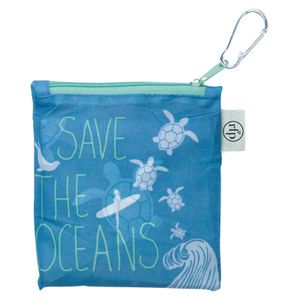 Save the Ocean blu Reusable Shopping Bag 3