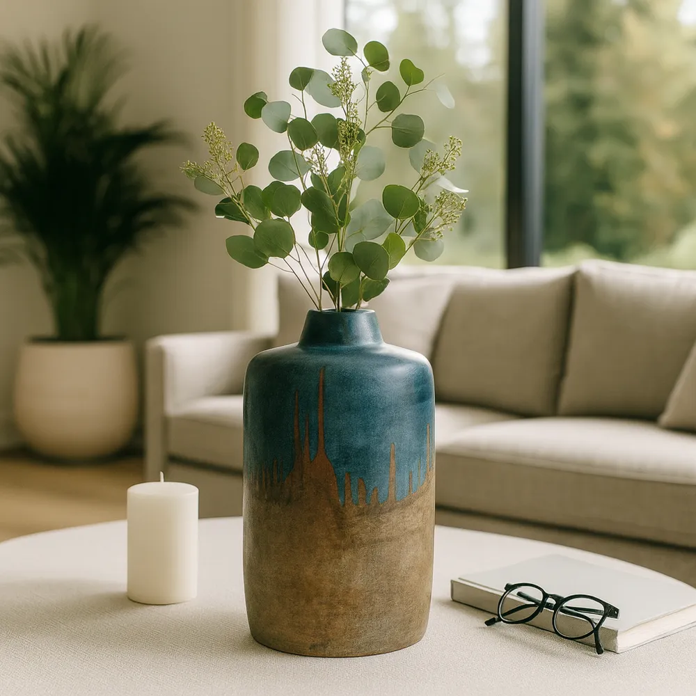 REESELAKE BLUE VASE 14 (IN)