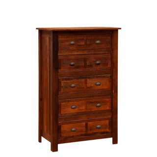 Barnwood Five Drawer Chest - Premium Line