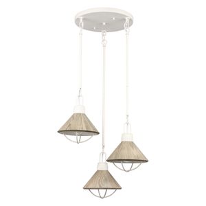 Cape May 21'' Wide 3-Light Pendant - White Coral 2