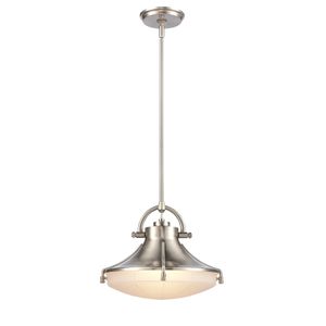 Urbanite 13'' Wide 1-Light Pendant - Satin Nickel 1