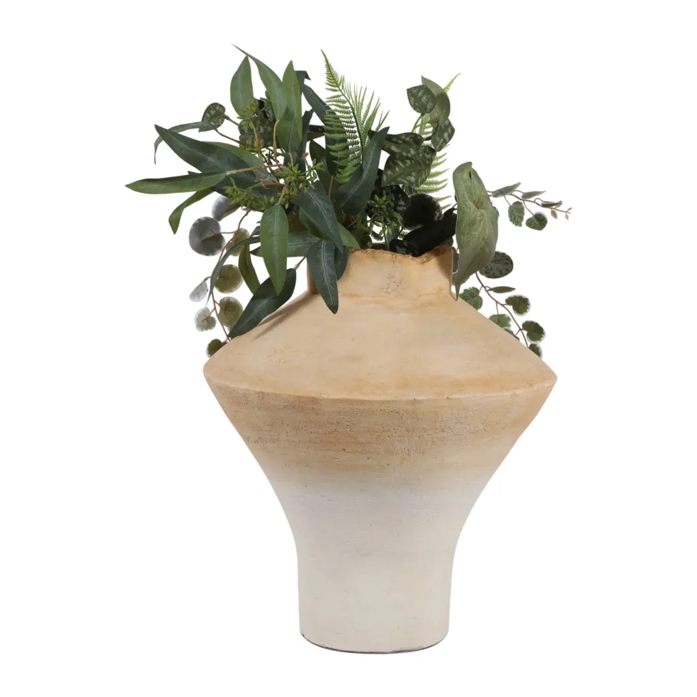 ELDERSHAW WHITE VASE 18 (IN)