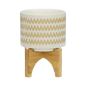 PAXTONFORD SET OF 2 WHITE PLANTER 11 (IN) 3