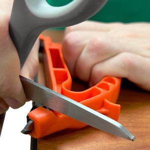 All In 1 Knife, Scissors, Garden Tool Sharpener - Orange 5