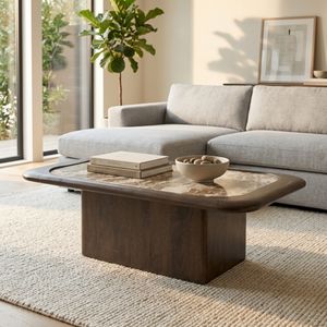 STORMWAY BROWN COFFEE TABLE 15 (IN) 2