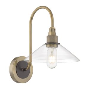Charis 13'' High 1-Light Sconce - Antique Brass with Oil Rubbed Bronze 1