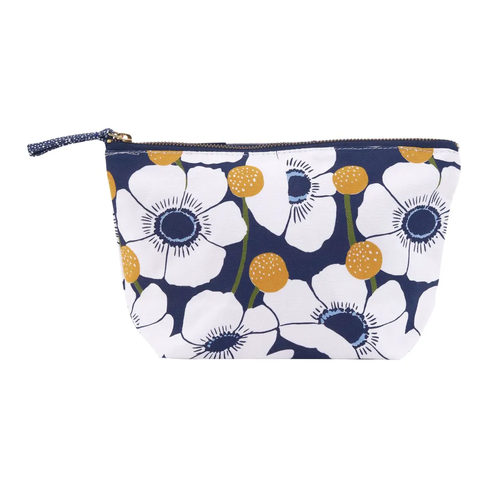 Windflower Medium Essential Canvas Pouch