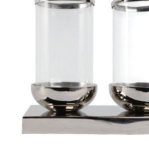 CALEBURN SILVER CANDLE HOLDER 9 (IN) 7