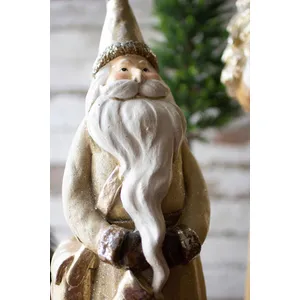 Set of 2 Resin Santas 2