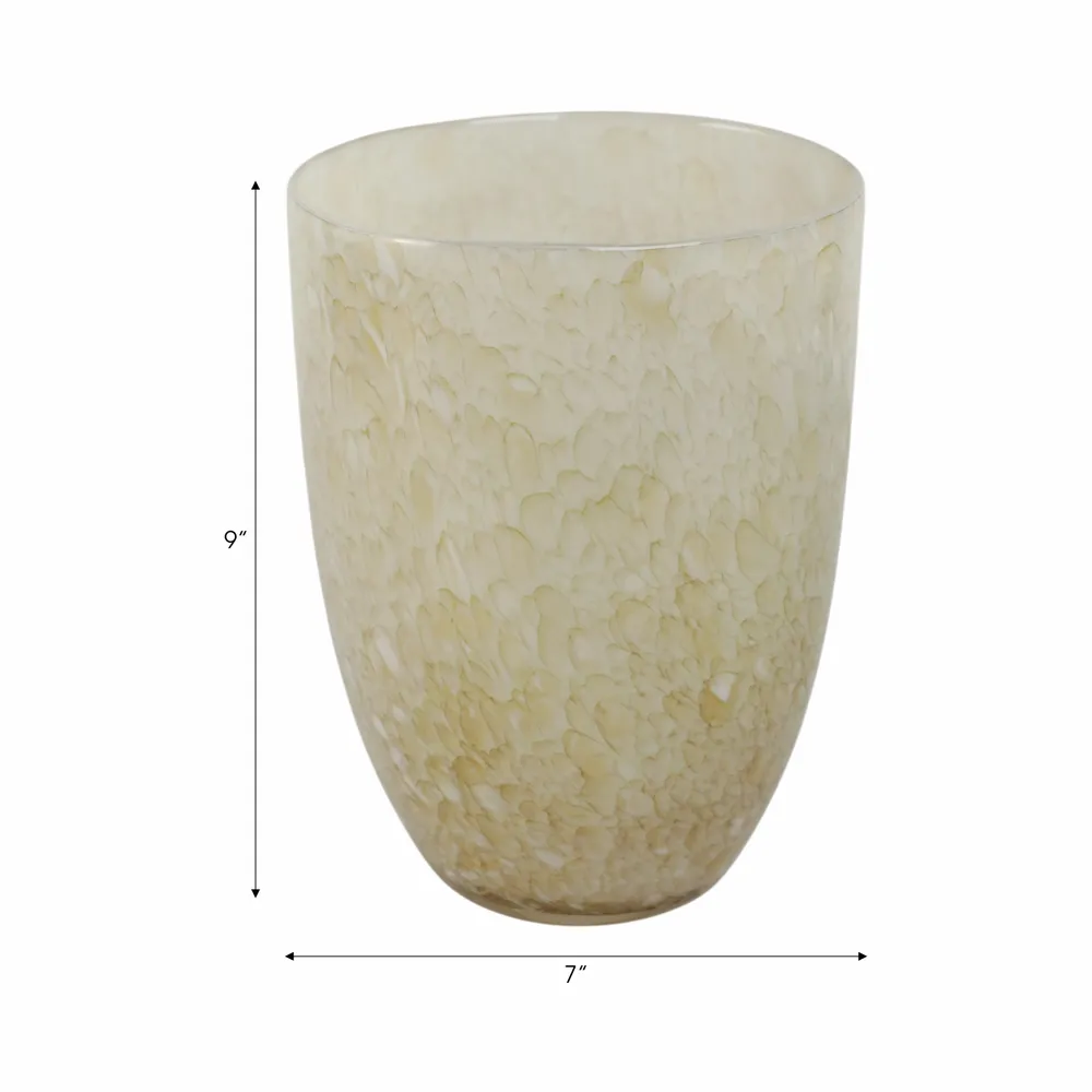 GORTONMOOR GREEN GLASS VASE 9 (IN)