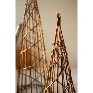 Set of 3 Nesting Twig Christmas Trees 3