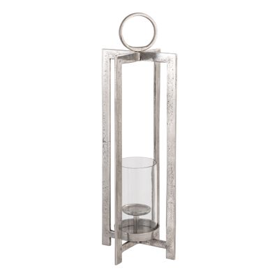 Wilmot Lantern - Large Silver