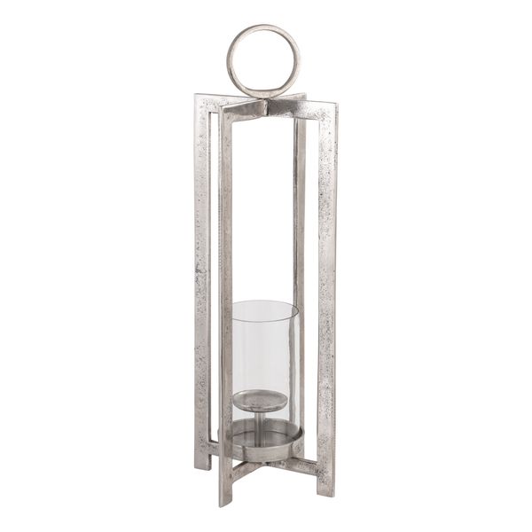 Wilmot Lantern - Large Silver