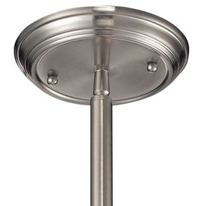 Chadwick 13'' Wide 1-Light Pendant - Satin Nickel with Clear 4
