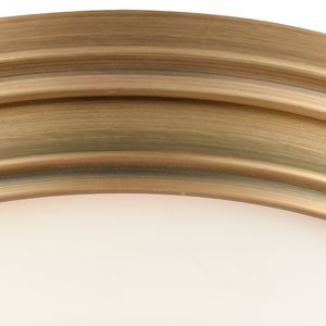 Noor 13'' Wide 2-Light Flush Mount - Classic Brass 5