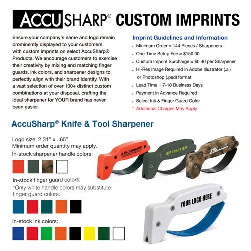 AccuSharp - Pad Printed Blue FG
IMPRINT: 
LOGO: