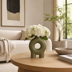 DOYLEBURN GREEN VASE 7 (IN) 11