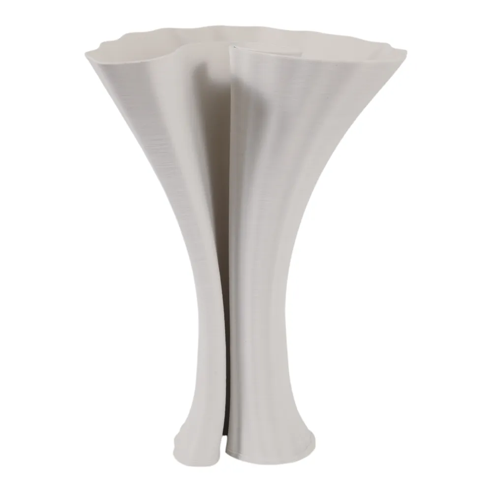 WRENMORE WHITE VASE 14 (IN)