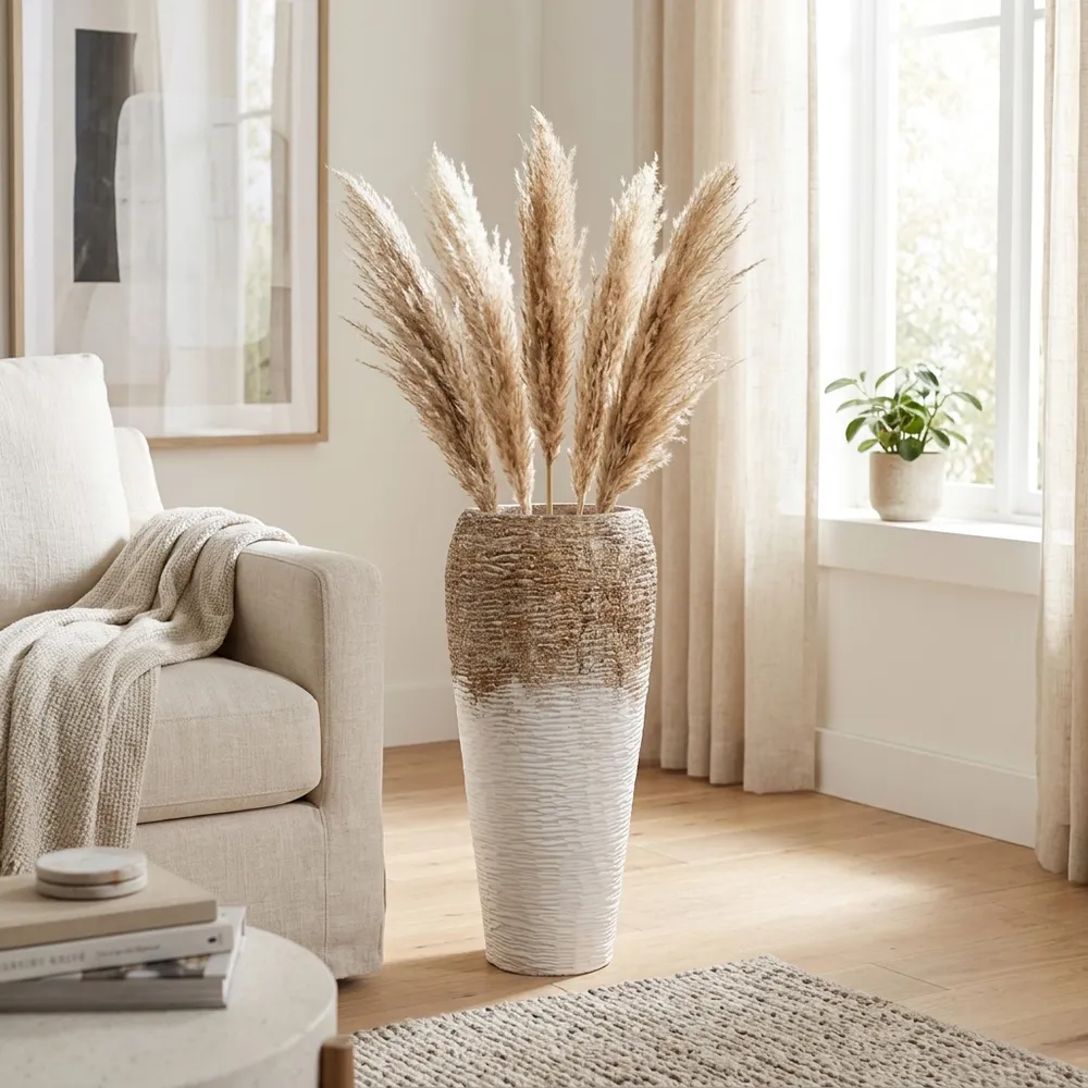 BENNETMORE BROWN VASE 25 (IN)