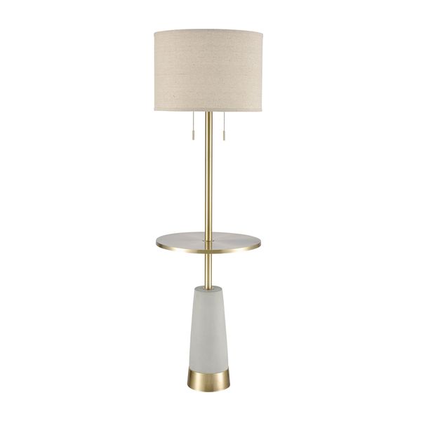 Below the Surface 63'' High 2-Light Floor Lamp - Polished Concrete