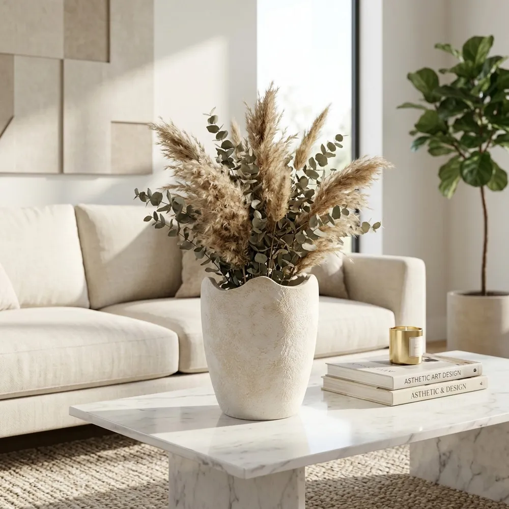 INGRIDSHAW IVORY VASE 12 (IN)
