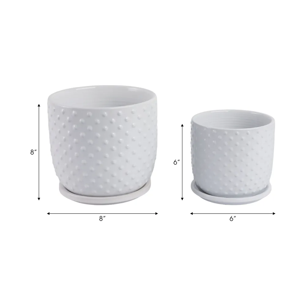 FIONAOAK SET OF 2 PLANTER 7 (IN)