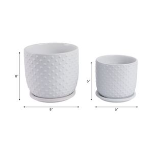 FIONAOAK SET OF 2 PLANTER 7 (IN) 9