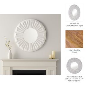 CADENMORE IVORY MIRROR 36 (IN) 9