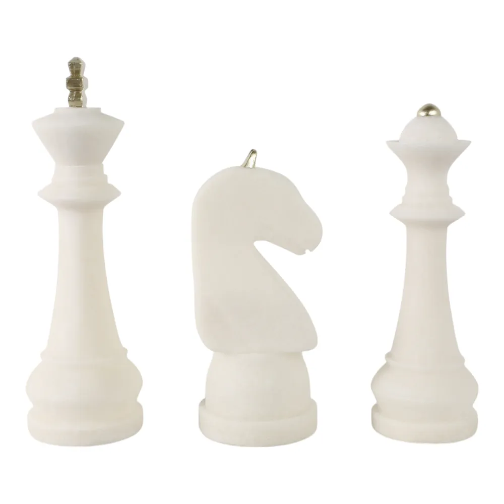 PAGEGROVE SET OF 3 WHITE DECOR 16 (IN)