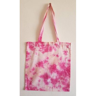 CANVAS WRISTLET - PINK/BLUE TIE-DYE