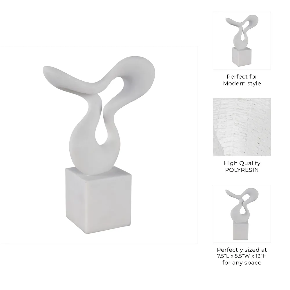 DARRENLAND WHITE DECOR 12 (IN)