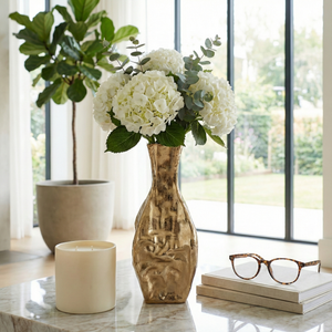 JADEBURN GOLD VASE 19 (IN) 11
