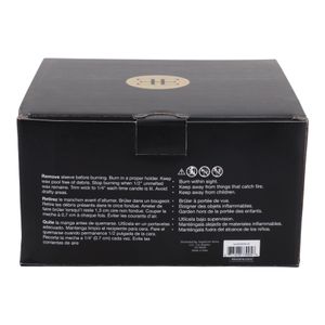 STONELEY BLACK CANDLE 4 (IN) 9