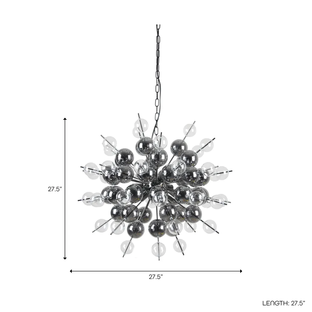 DEMPSEYWAY GRAY CHANDELIER 28 (IN)