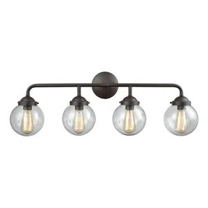 Beckett 33'' Wide 4-Light Vanity Light - Oil Rubbed Bronze 1