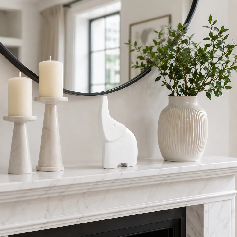 BECKWIND WHITE DECOR 7 (IN)