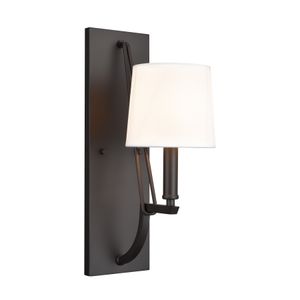 Robinson 16'' High 1-Light Sconce - Matte Black 1