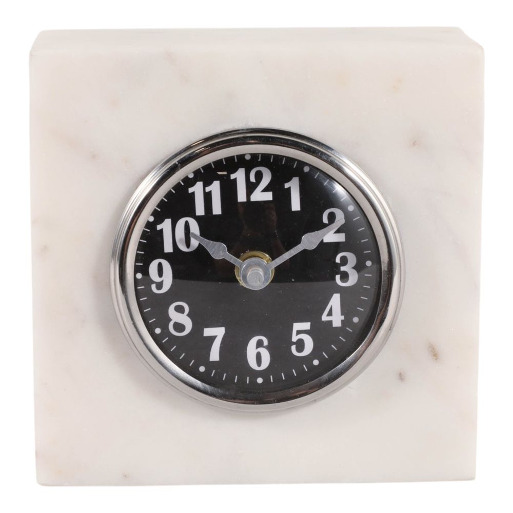 FLYNNPORT WHITE CLOCK 5 (IN)