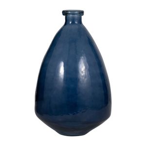 SUTTONWORTH BLUE GLASS VASE 19 (IN) 3
