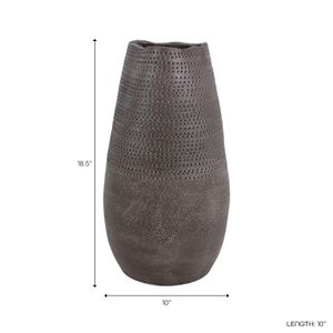 NORAHAVEN BROWN VASE 19 (IN) 9