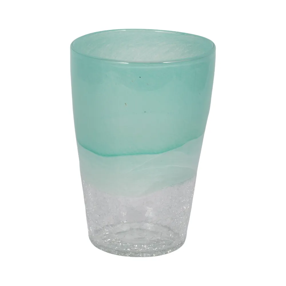 LUTHERLEY BLUE GLASS VASE 9 (IN)