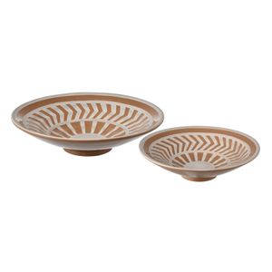 Aidy Bowl - Set of 2 Glazed Terracotta 1