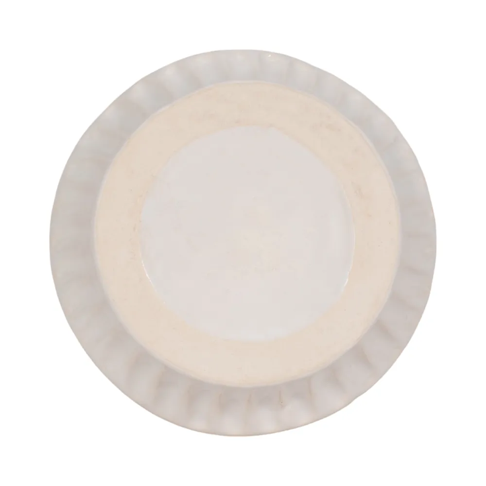 WELDONBEACH WHITE VASE 6 (IN)