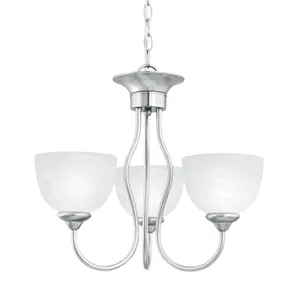 Tahoe 19'' Wide 3-Light Chandelier - Brushed Nickel 1