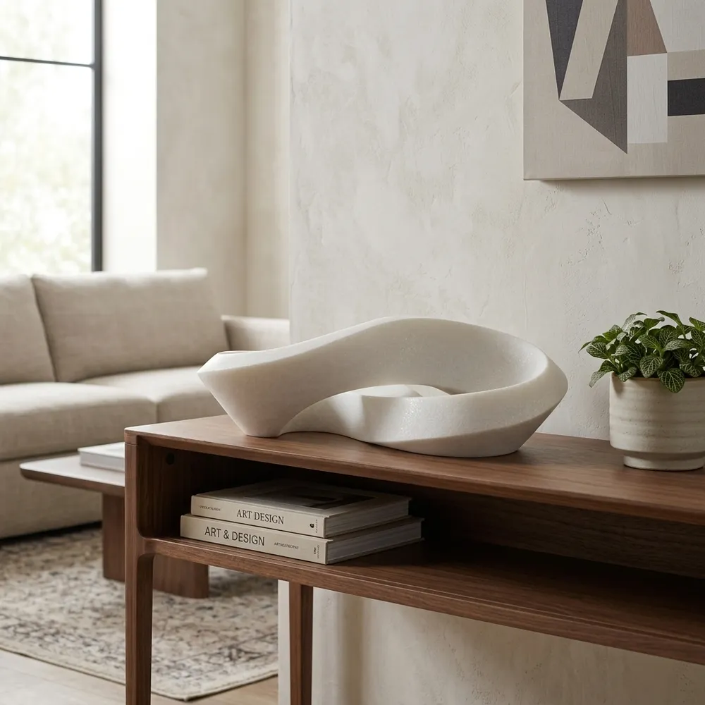 TILTONHAM WHITE DECOR 6 (IN)